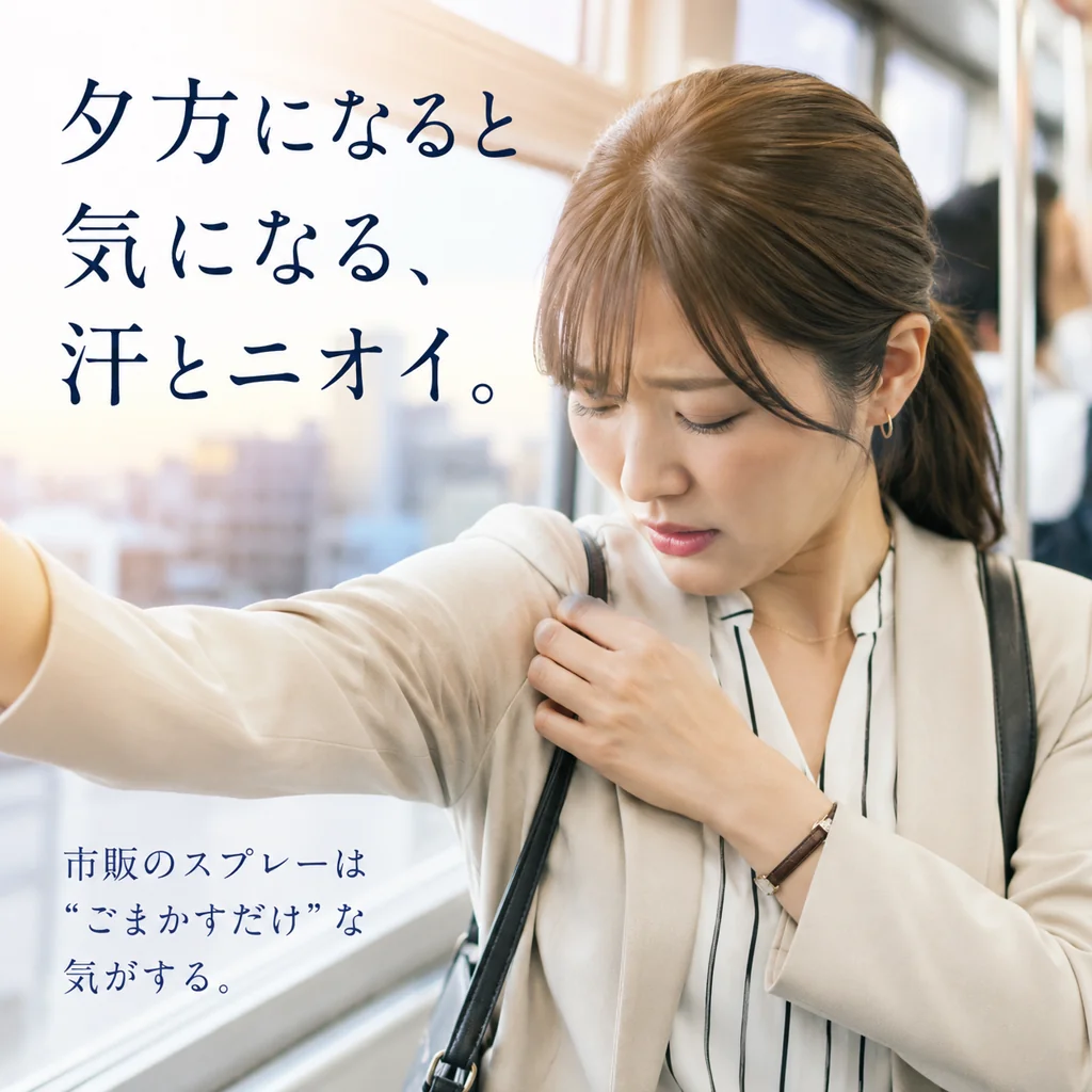 夕方に気になる汗とニオイ